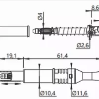 PJP 1061-S Retractable Sleeve Shrouding Plug
